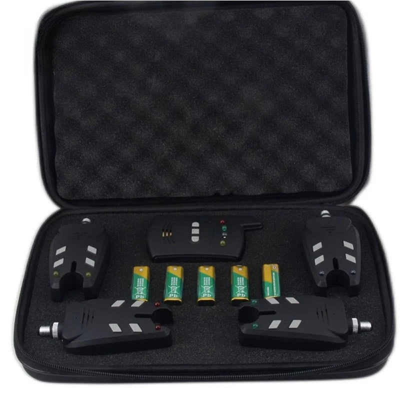 Multifunctional electronic sea pole flashing light alarm fishing accessories set