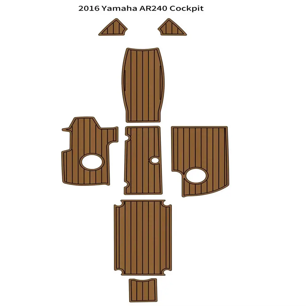 

2016 Ya-ma-ha AR240 Кокпит Pad Лодка Пена EVA Тиковая палуба Напольный коврик Морской пол SeaDek MarineMat Gatorstep Стиль Самоклеящийся