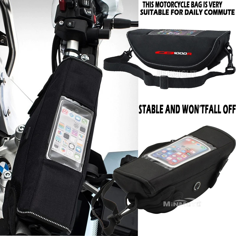 

For Honda CB1000R Hornet CB1000R HORNET 2023 2024 2025 Motorcycle Handlebar bag waterproof handlebar travel navigation bag