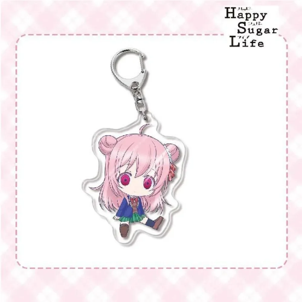 LLavero de Anime, llavero de vida feliz y dulce, figuras de dibujos animados, Kobayashi Tohru Koube Shio Koube Asahi, llavero colgante al por mayor
