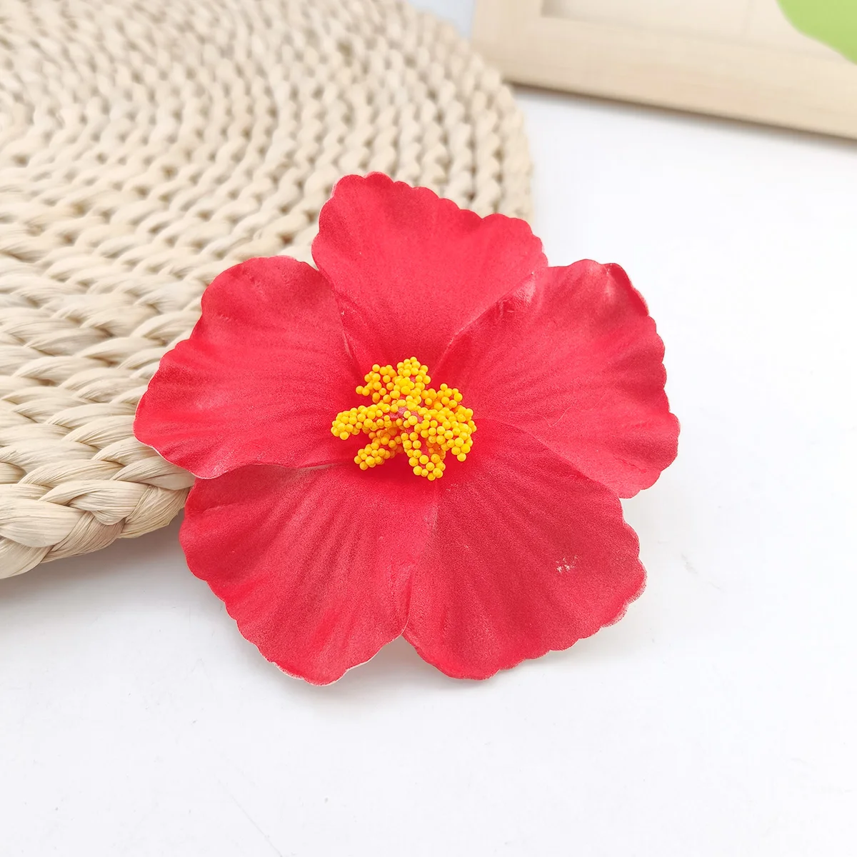 1/2/4/9 Stück Hawaiianische Blumen-Haarspangen für Frauen und Mädchen, romantische Bohemian-Blumen-Seitenpony-Clips, BB-Haarspangen, Haar-Accessoires – Detail 8
