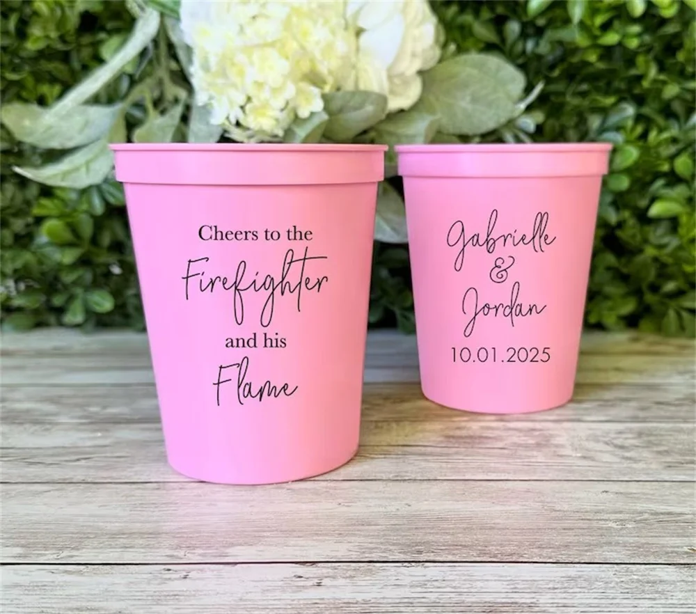 Custom Stadium Cups, Personalized Cups, Wedding Cups, Personalized Plastic Cups, Stadium Cups, Party Cups, Plastic Cups (30)