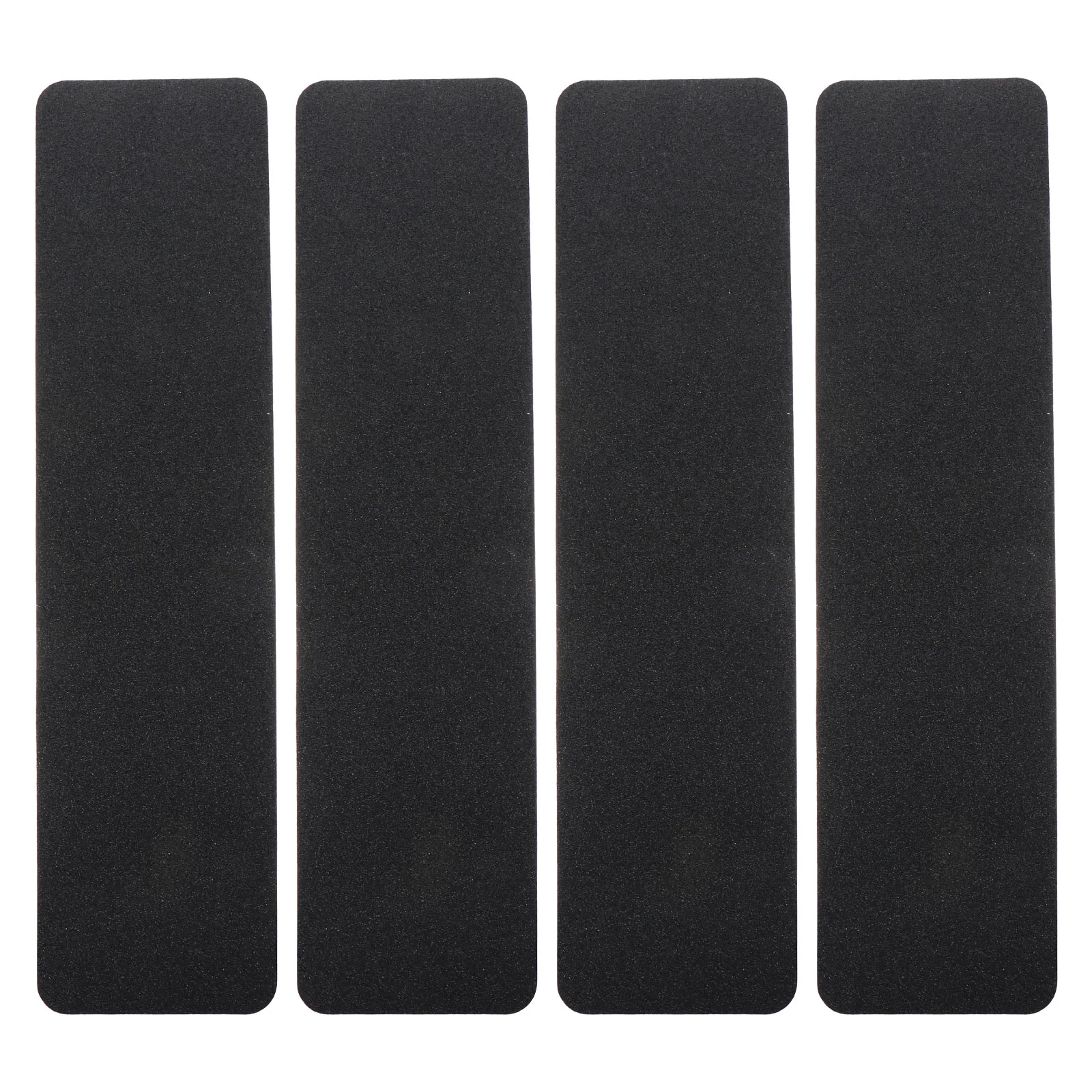 

4 Pcs Black Duct Tape Anti-slip Strip Anti-Skid Strips Rug 6100X1500X010CM Grip Non-Skid Outdoor Stair Treads for Indoor