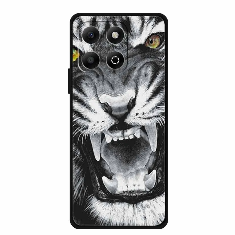 Voor Honor X6b 4G Zachte Zwarte Siliconen Bumper Tpu Telefoonhoesjes Voor Honor X6b 4G Tpu Cover Capa Voor Eer X6b 4G Tpu Schokbestendig