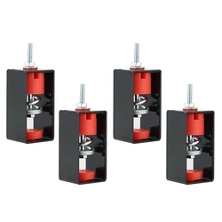 4Pack Ceiling Vibration Damping Mounts, Spring Vibration Isolator For Soundproof And Shockproof For Theater Studio