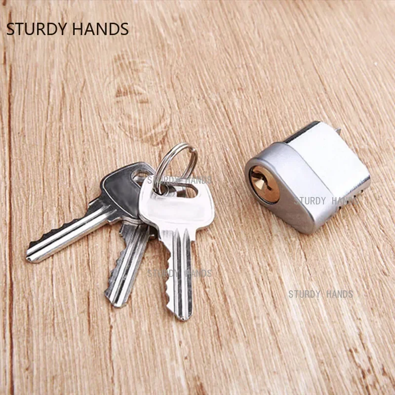 Security Door Stainless Steel Lock Cylinder Channel Fire Door Lock Indoor Universal Locks Double Door Handle Lock Home Hardware