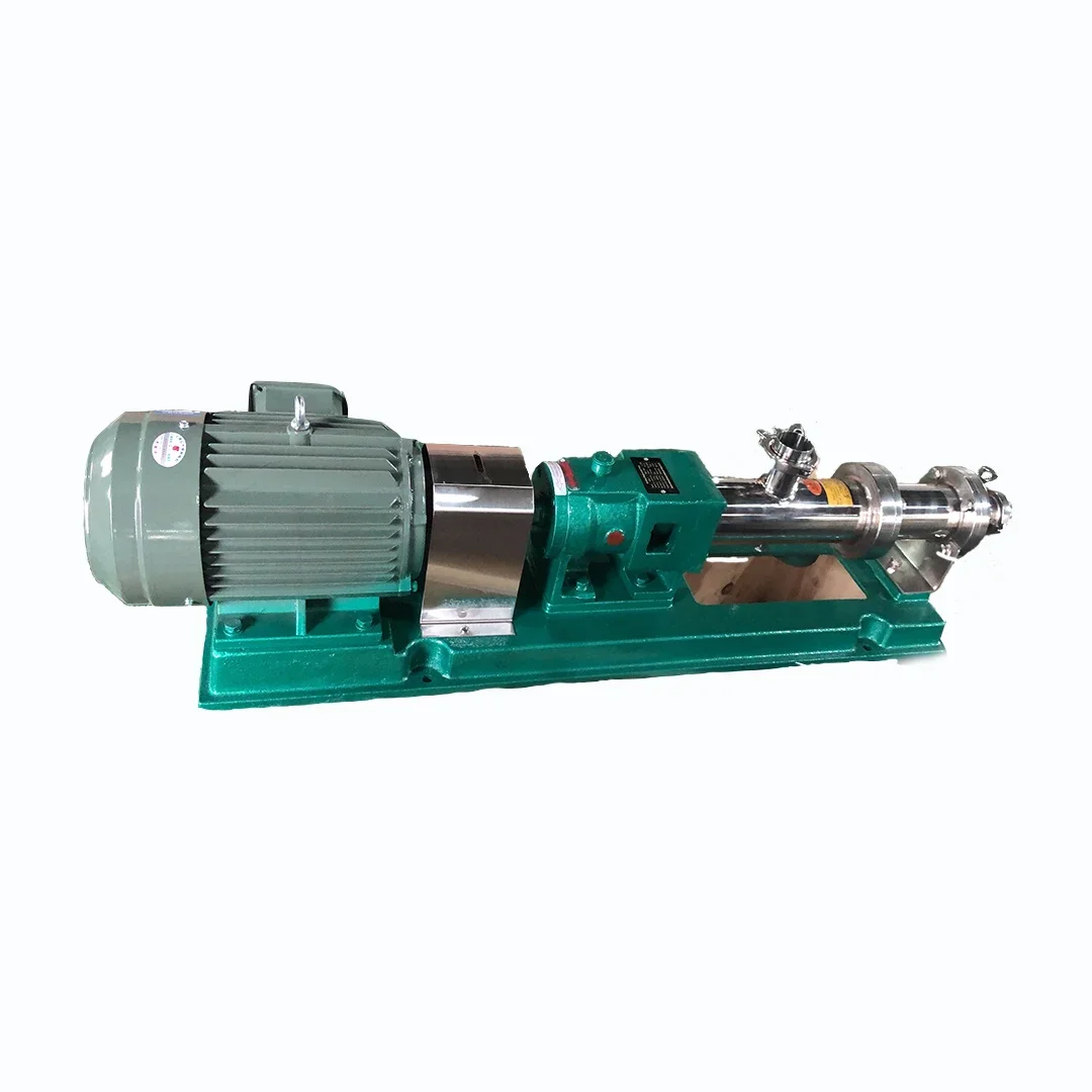 Sanitary Single Screw pump progressive cavity pump with reverse flow capabilities Screw Pump For High viscosity liquid