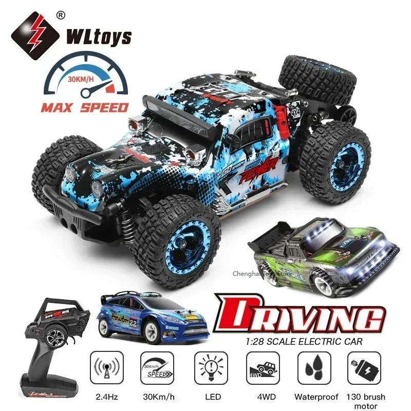 

WLtoys 284161 284010 1:28 4WD RC автомобиль со светодиодной подсветкой 30 км/ч 2,4G радио дистанционное управление автомобиль внедорожный дрифт автомобиль игрушки