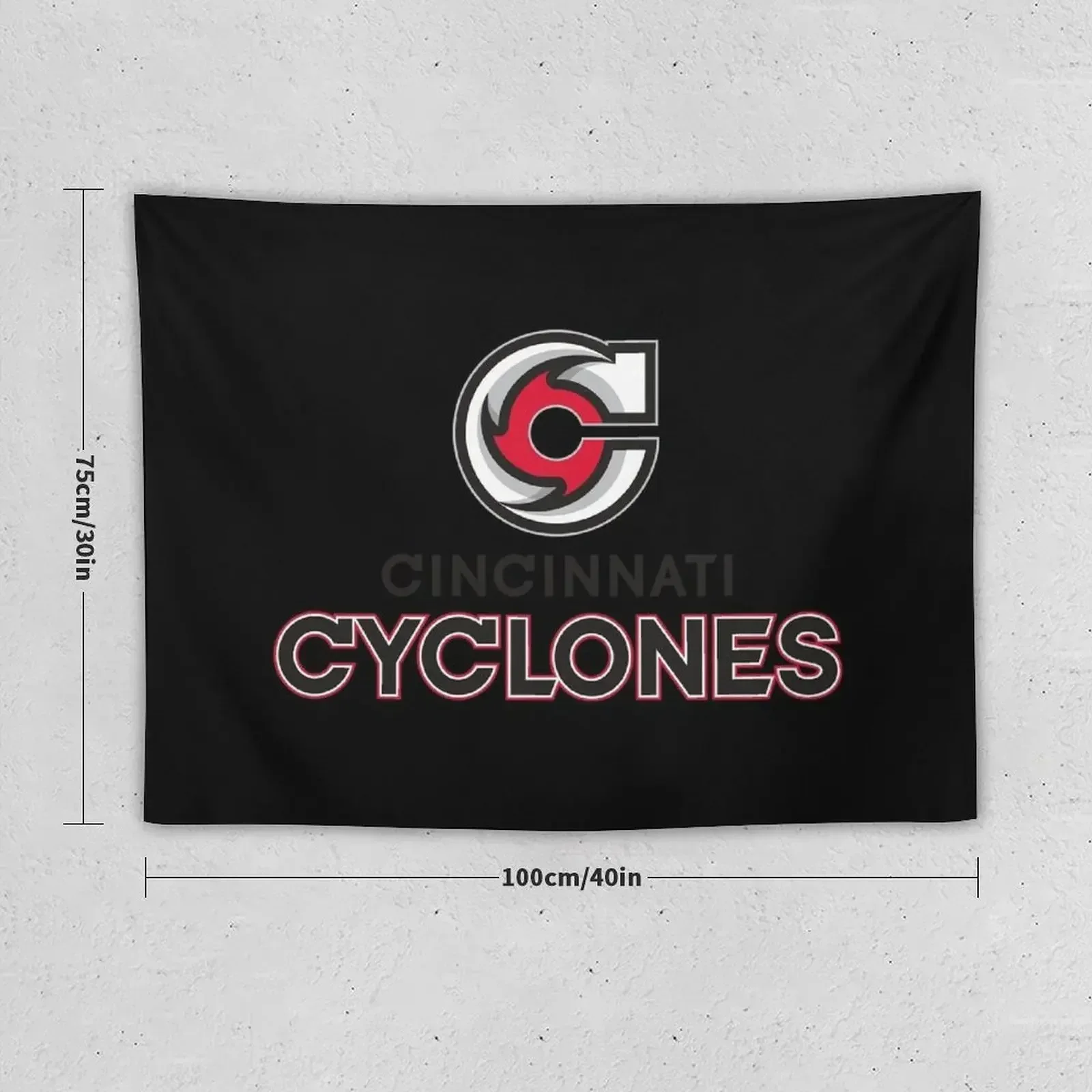 Cincinnati Cyclones Tapestry Decoration For Bedroom Wall Decoration Items Tapestry