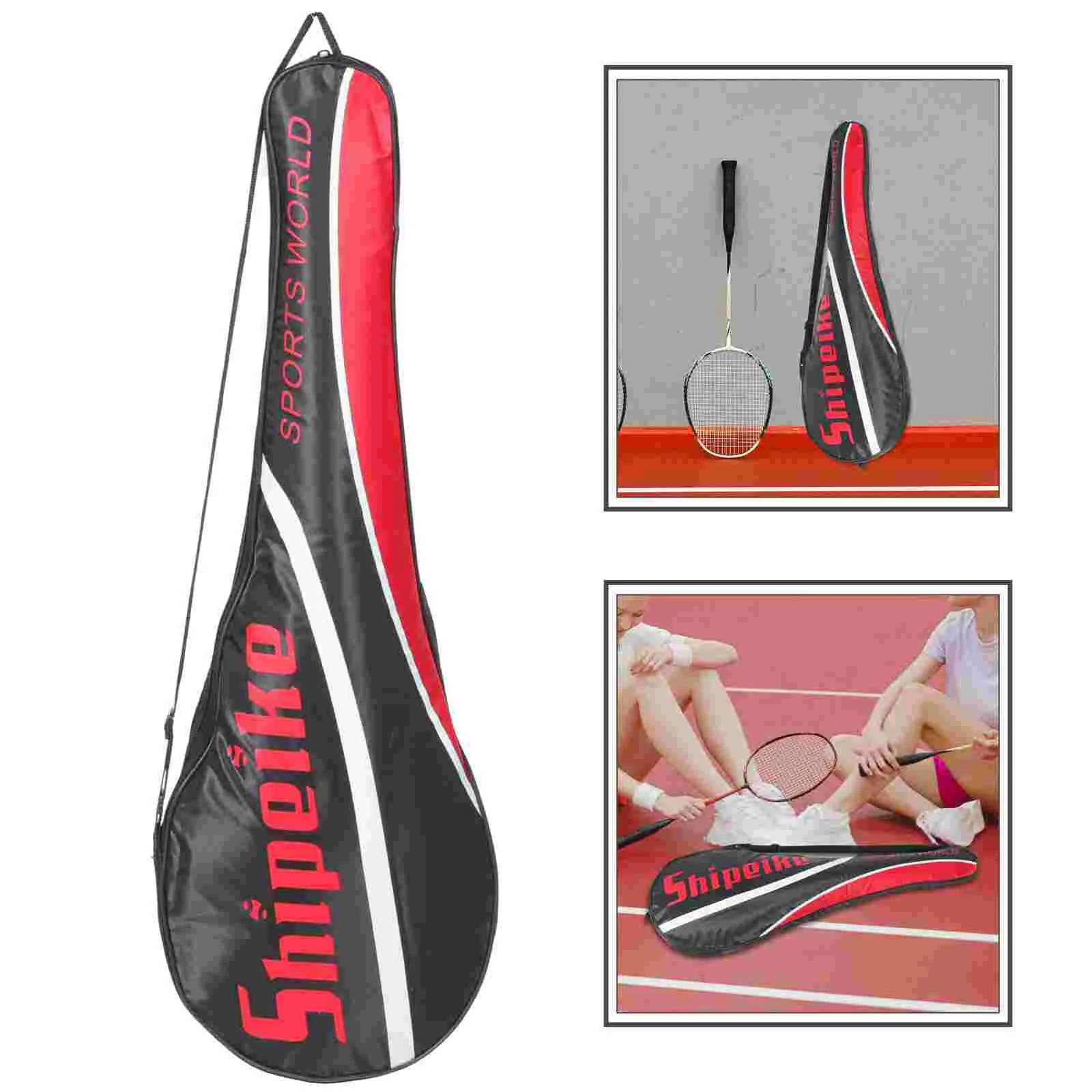 Multi-function Racket Pouch Badminton Bag Tennis Reusable Multifunction Organizer