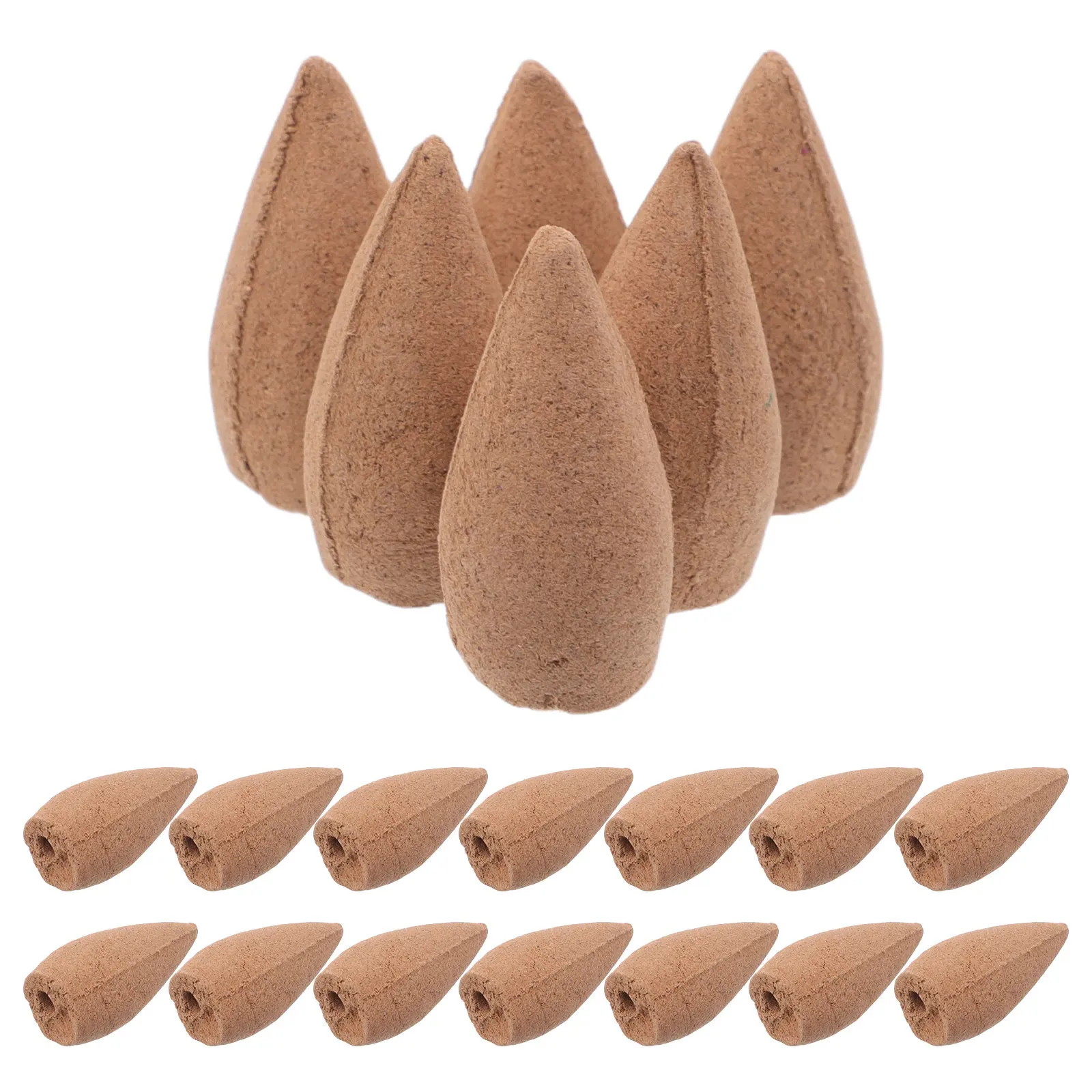 Decorative Relief Stress For Home Decor Backflow Incense Cones Natural Sandalwood -lasting