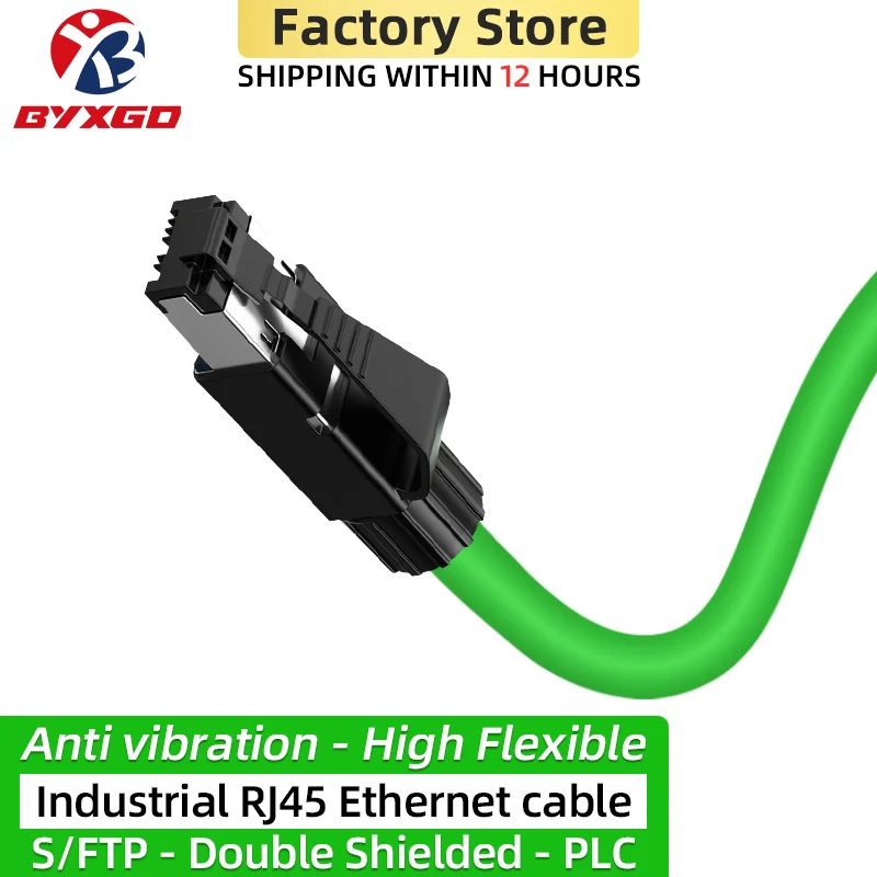 

Industrial Automation Anti Vibration RJ45 Ethernet Cable,S/FTP Highly Flexible IP68 Waterproof Cat6a Cable For EtherCAT/Profinet
