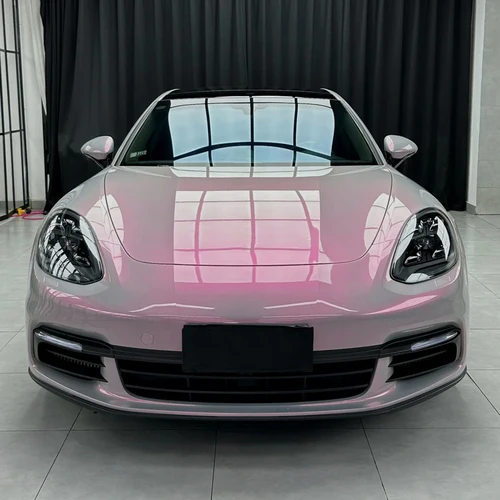 Pegatina de coche gris perla de ensueño, película envolvente, película de vinilo que cambia de Color, calcomanías sin burbujas para mascotas, pegatina para Interior y Exterior