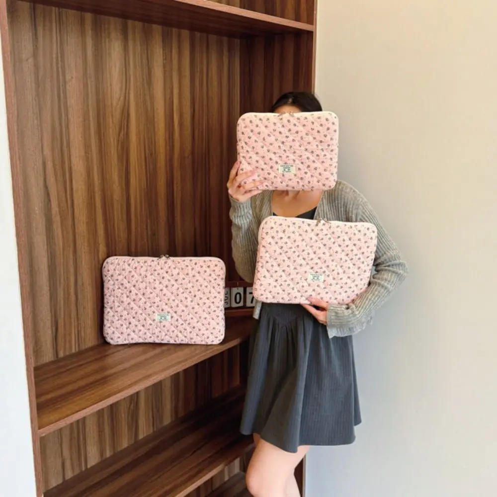 Прочный пышный защитный чехол для планшета, легкая сумка для планшета большой емкости, милая сумка для хранения компьютера с вышивкой, дорожная сумка