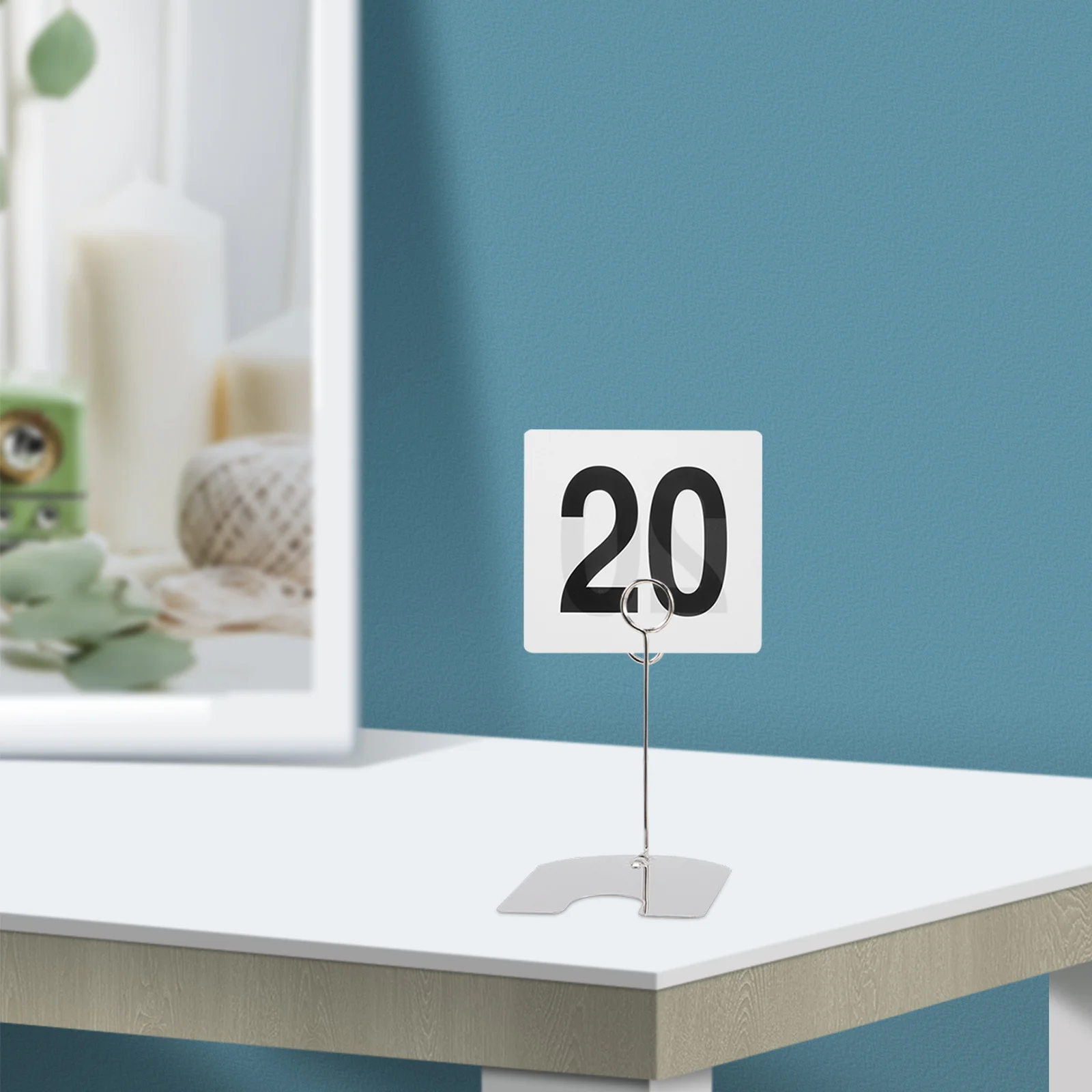 

25pcs Number Signs Table Cards 1-25 For Wedding Party Banquet Reusable Plastic Chair Markers Decorative Table Tents Pvc