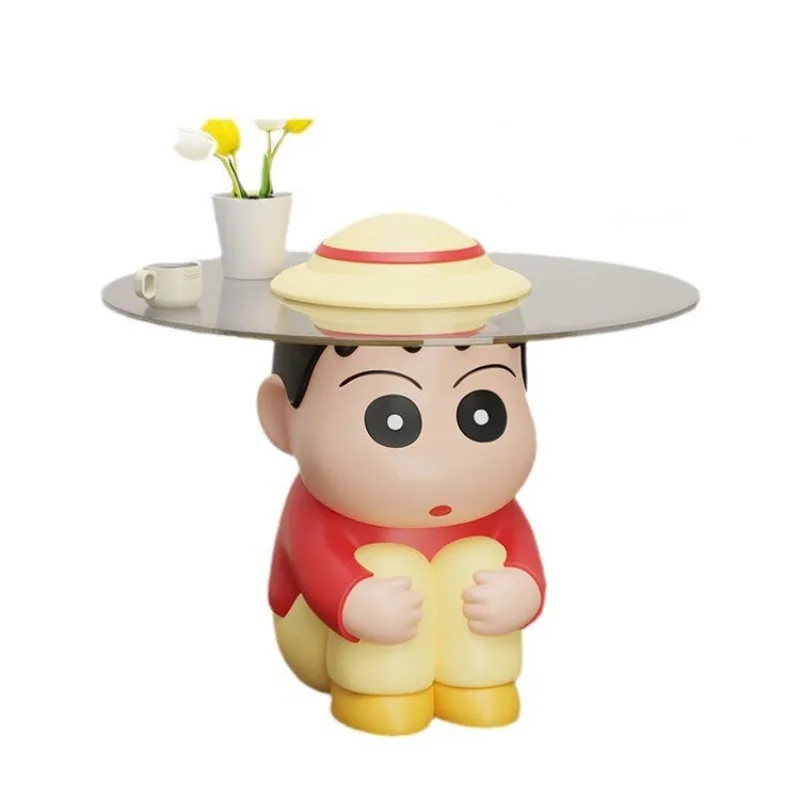 

Crayon Xiaoxin Creative Living Room Sofa Side Household Table Balcony Round Table Bedside Festive Gifts