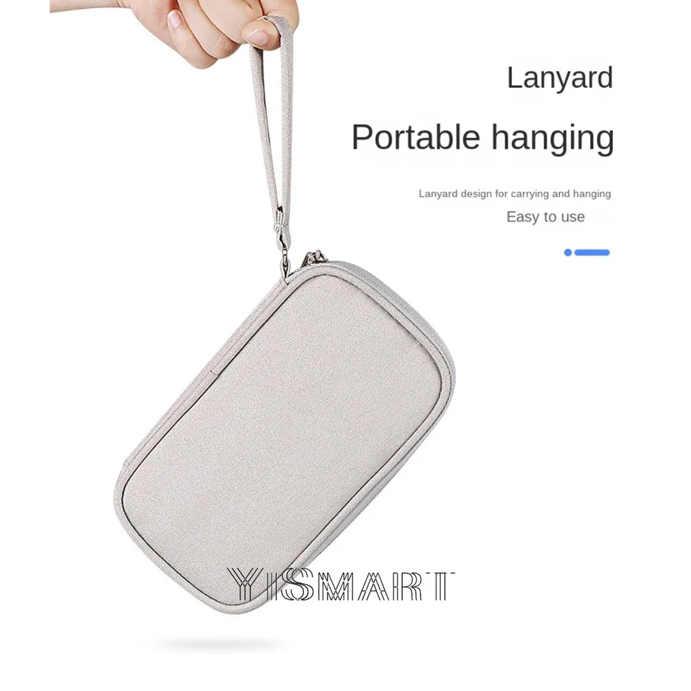 Portable Storage Bag for Power Bank Charger Digital Cable Case Earphone Mobile Phone Holder Oxford Cloth Travel Bag