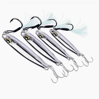 Señuelo de pesca metálico Artificial que se hunde, 15g, 20g, 30g, 40g, cebo Jig, cebos de Jigging de fundición lejana, cuchara Spinnerbait