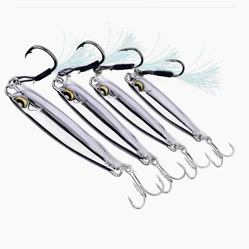 Señuelo de pesca metálico Artificial que se hunde, 15g, 20g, 30g, 40g, cebo Jig, cebos de Jigging de fundición lejana, cuchara Spinnerbait