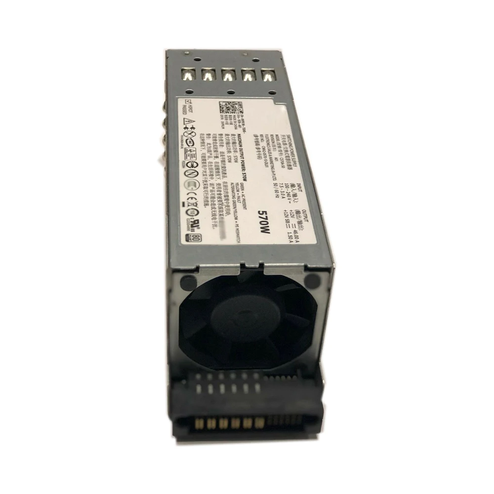 For DELL R710 T610 Server Power Supply 570W  VPR1M FU100 YFG1C 7NVX8 C57A-S0 100% Test Before Delivery Hot