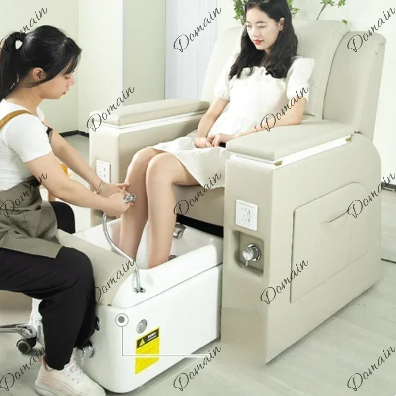 M4T X Comfortable Design Pedicure Chairs Balcony Vanity Modern Relax Pedicure Chairs New Style Salon Furniture Voetbank Ls40xzy