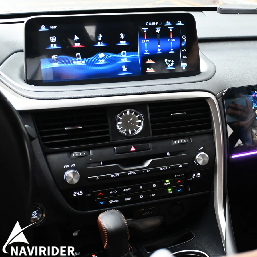 12.3inch CarPlay Multimedia Video Player For Lexus RX RX200t Rx300 Rx350 Rx450h RX400h RX350LAndroid 15 qled Screen Car Radio