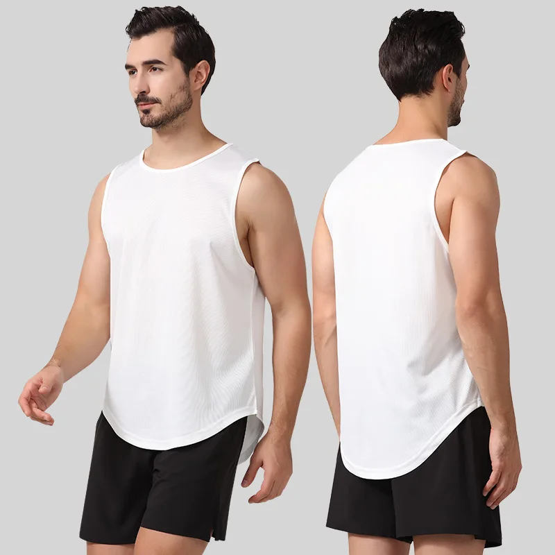 

Men's Quick Dry Tank Tops Summer Loose Fit Basketball Gym Workout Shirts Athletic Sleeveless Sports Vest for Running Training