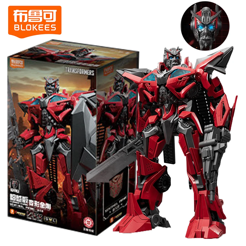 

Genuine BLOKEES Transformers Action Figures Classic IP Sentinel Prime High Quality Cool Handsome Movable Model Desktop Decor Toy