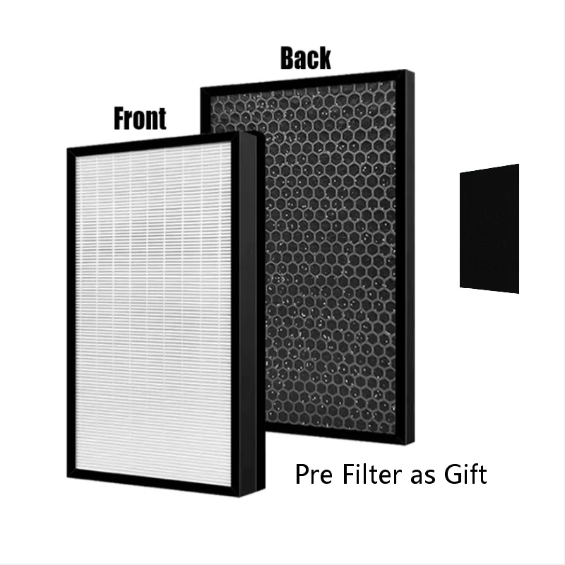 A401 A402 A403 HEPA Filter with Activated Carbon Filter for Boneco P400 Air Purifier Pre Filter Free 375х280х42mm