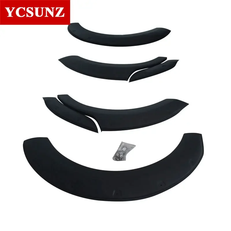 Matte Black Fender Flares Mudguards with nuts For Ford Ecosport 2015 2016 2017 2018 Car Accessories
