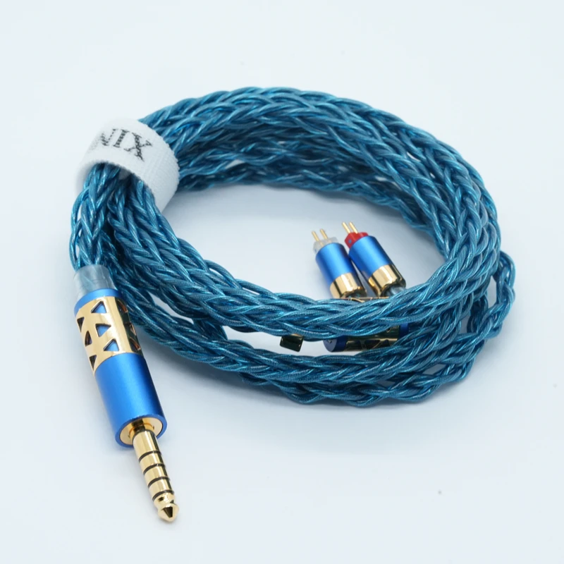 XINHS S90 MoChou 8-Core Graphene Shield Upgrade-Kabel Furukawa OCC 0,78 mm 2Pin MMCX IE900 IEM Kopfhörer-Audiokabel – Detail 9