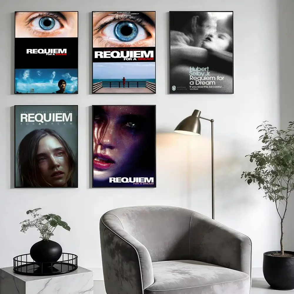 Drama R-Requiem for a D-Dream Poster Aesthetic Wall Art Print Modern Bedroom Living Room Decor Trendy Gift