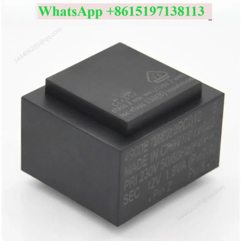 FOR 4900E89HB19PC012A 1.5VA 230V to 12V VDE UL CQC Epoxy Transformer
