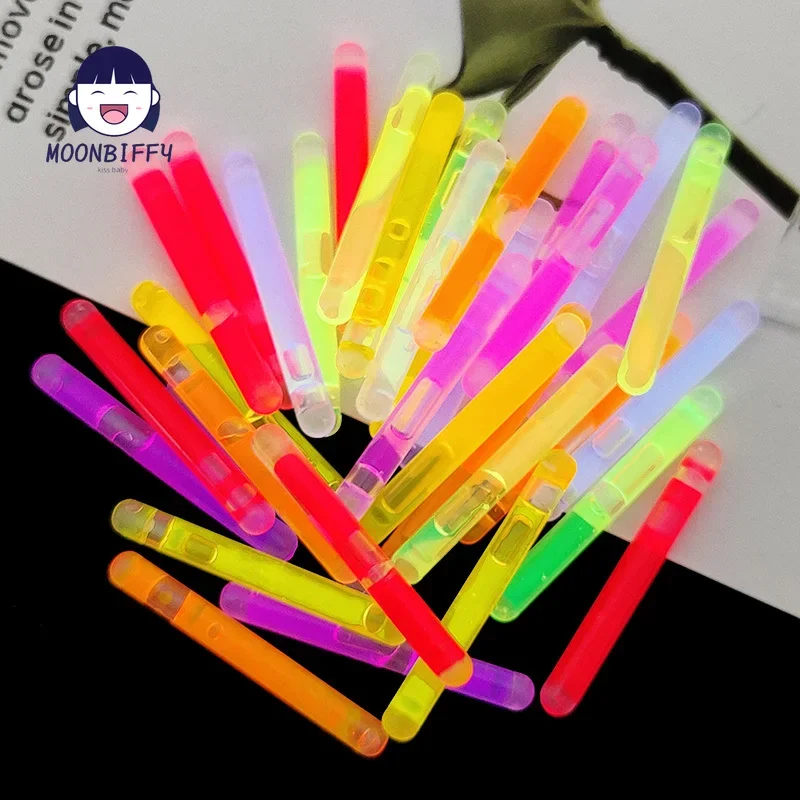 

40Pcs Mix Glow Stick Mini Disposable Fluorescence Light Fluorescent Light Neon For Wedding Birthday Party Decoration Glow Prop