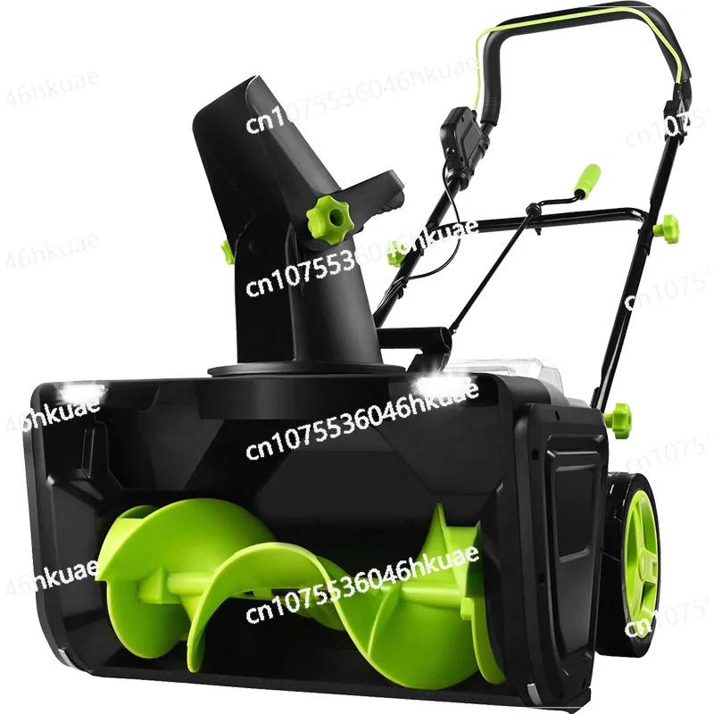 Electric Hand Push Snow Plow Wireless Small Clearing Equipment for Road Property Sand Household Snow Removal