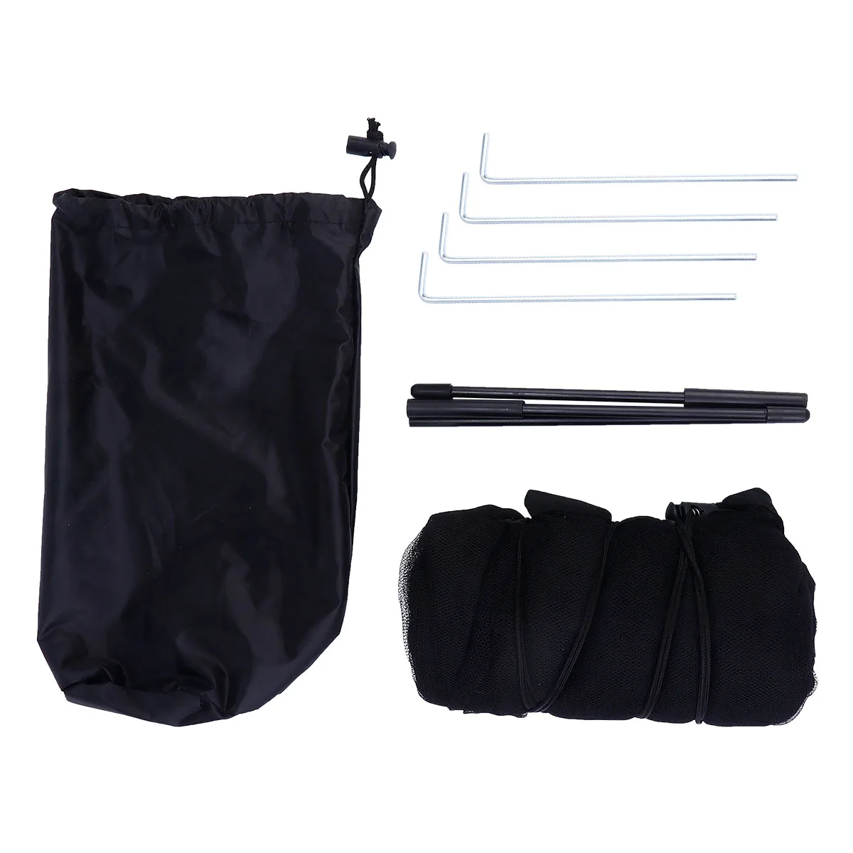 

5 pcs Anti Mosquito Net Lightweight Camping Mesh Triangle Tent Fiberglass Tube Outdoor Insect Portable Picnic Hiking