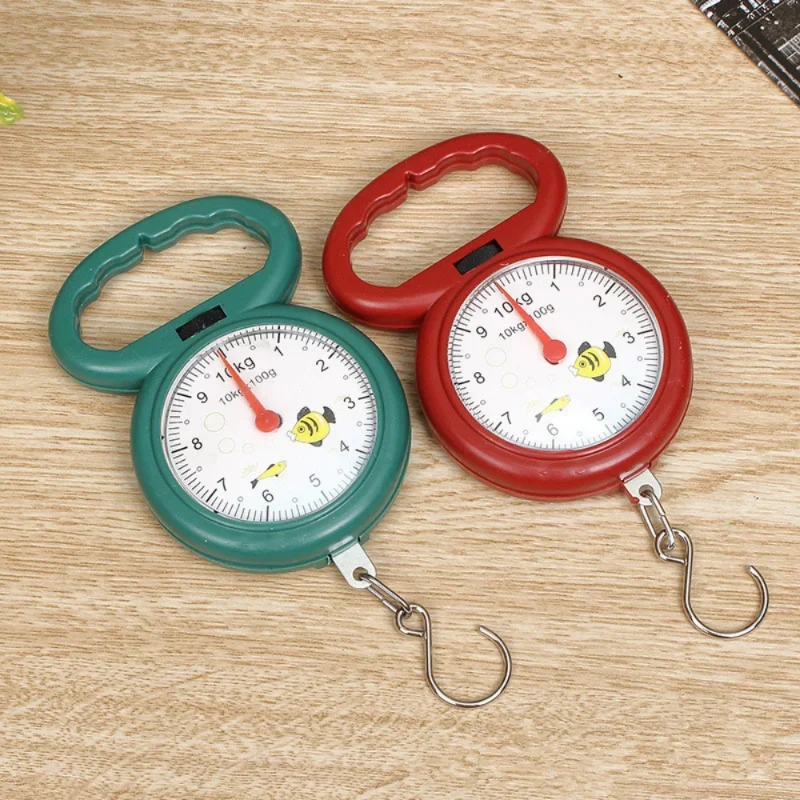 Portable Pointer Hook Hanging Scales Weighing Scales for Fishing Pocket Luggage Mini 10kg