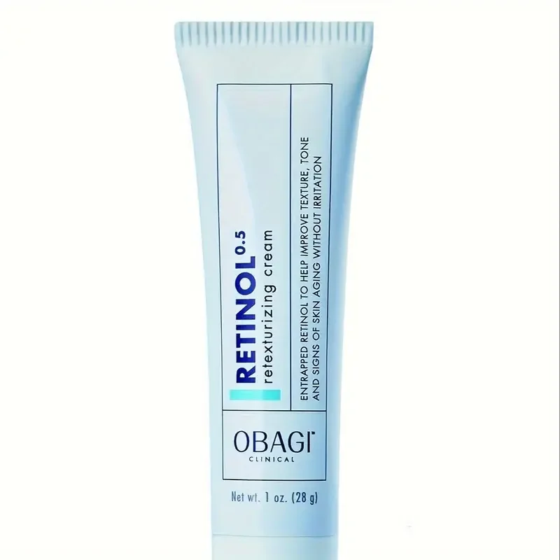 Obagi Retinol 0.5 Retexturizing Cream  Hydrating & Repairing Formula with Hyaluronic Acid for All Skin Tones and Types