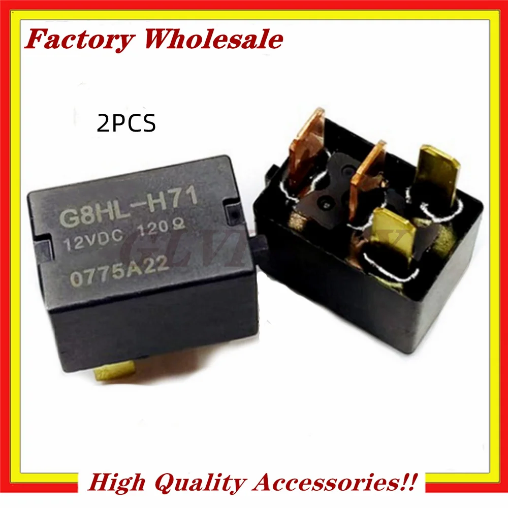 

2PCS 12V DC Starter Relay Fuse Relay Compressor Relay Assembly for Honda Acura Civic Accord CR-V CR-Z Pilot Odyssey G8HL-H71 New