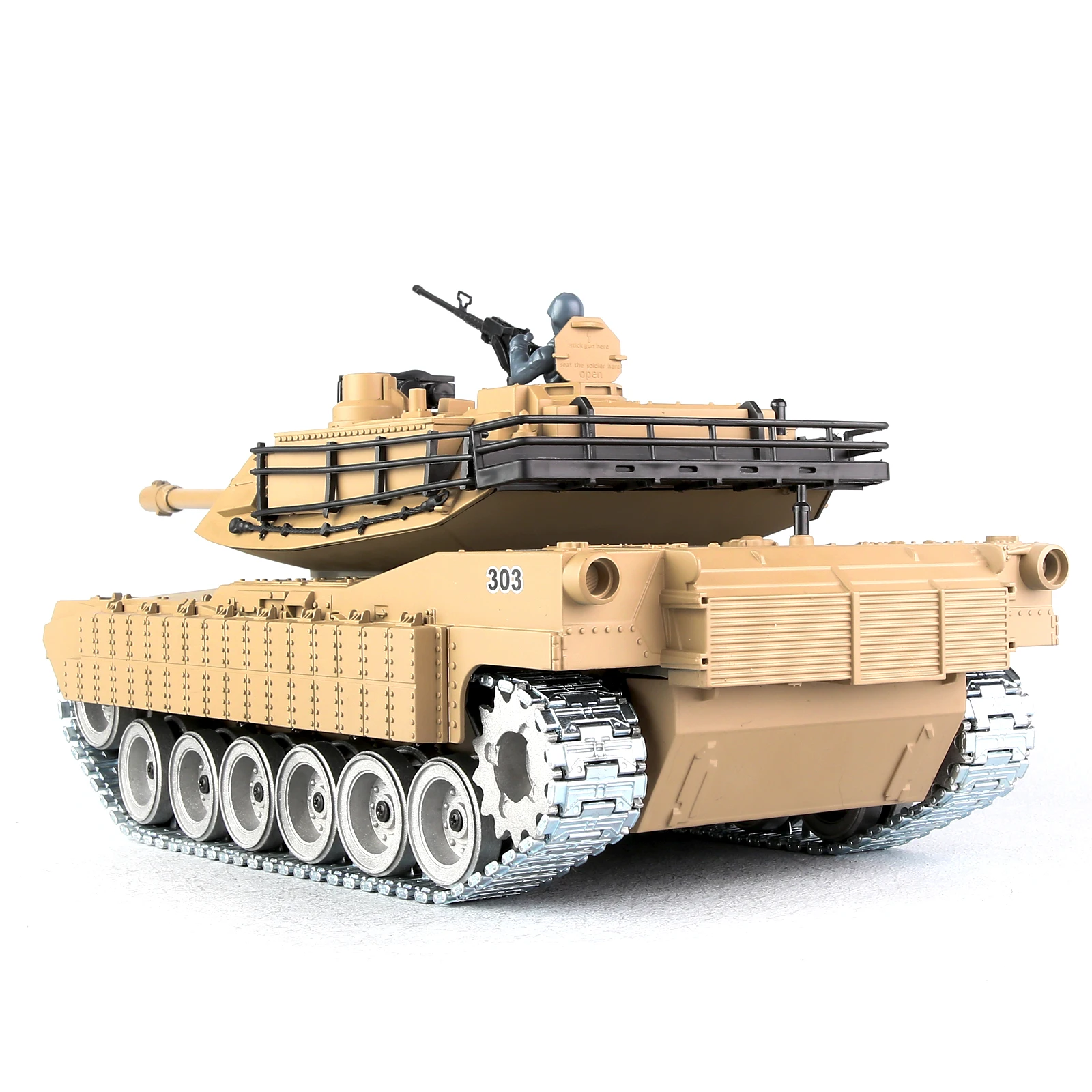 Coolbank 1:18 Rc Tanks M1A2 SEP V2 Armee Panzer Spielzeug für Jungen, ferngesteuerte Fahrzeuge mit Ton und Licht Militärspielzeug, das schießen