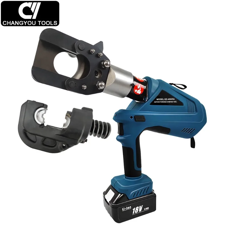 

EZ-400/55 Cutting Crimping 2 In 1 Battery Electric Powered Hydraulic Tool