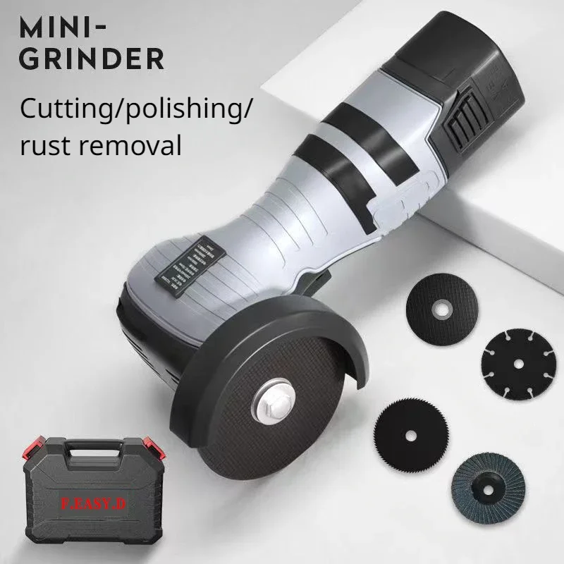 16.8V portable Mini Angle grinder grinding cordless lithium battery polishing machine diamond cutting power tool Grinding tools