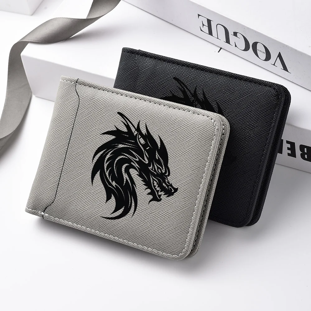 Schlanke Leder-Geldbörsen für Herren, minimalistisch, Bifold-Mann, kurze Geldbörse, Freizeit, dünn, Kartenhalter, Geldbörse, männlich, Jugend, Geldklammer