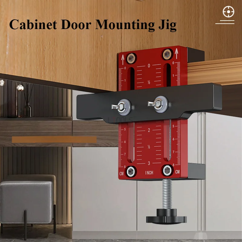 

Hidden Door Install Locator Carpentry Framework DIY Support Arm Cabinets Frame Mounting Jig Multipurpose Cupboard Mounting Clamp