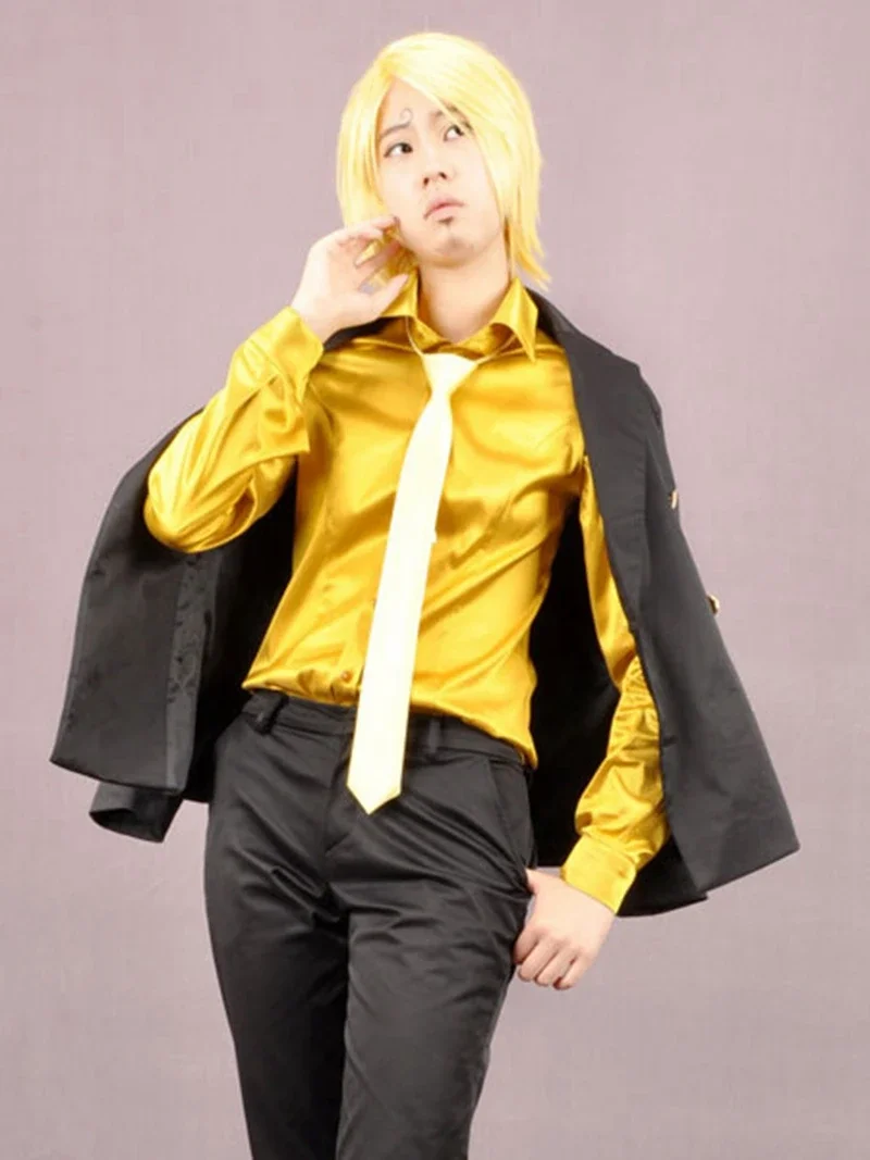 

Anime Vinsmoke Sanji After 2Y Cosplay Costume Halloween Christmas Coat Shirt Pants Suit Customized Size