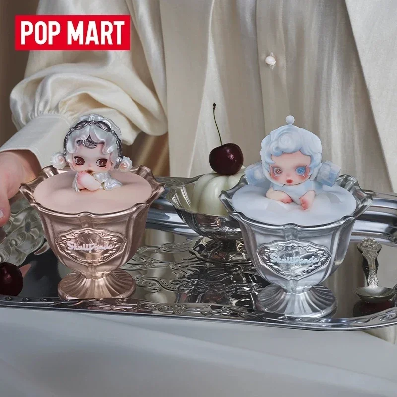 

POP MART SKULLPANDA Серия «The Feast Begins» Ароматическая свеча Слепая коробка Симпатичные аниме-фигурки Украшения Таинственный подарок-сюрприз