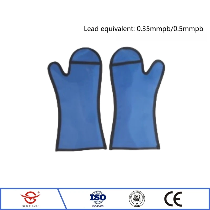 

Radiological protection 0.35/0.5mmpb adult lead gloves Veterinary applicable x-ray gamma ray radiation protective lead mittens