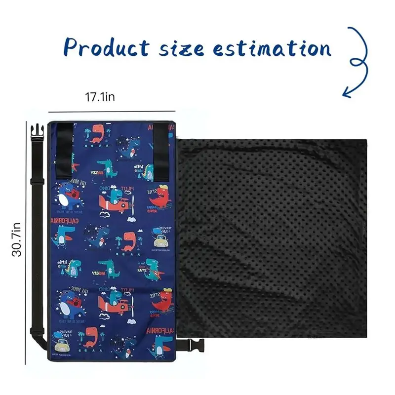 سرير طائرة للأطفال الصغار، سرير طائرة للأطفال مع لحاف للأطفال، سرير طائرة آمن ومريح للأطفال الصغار، موسع مقعد بطابقين-AC17 #4