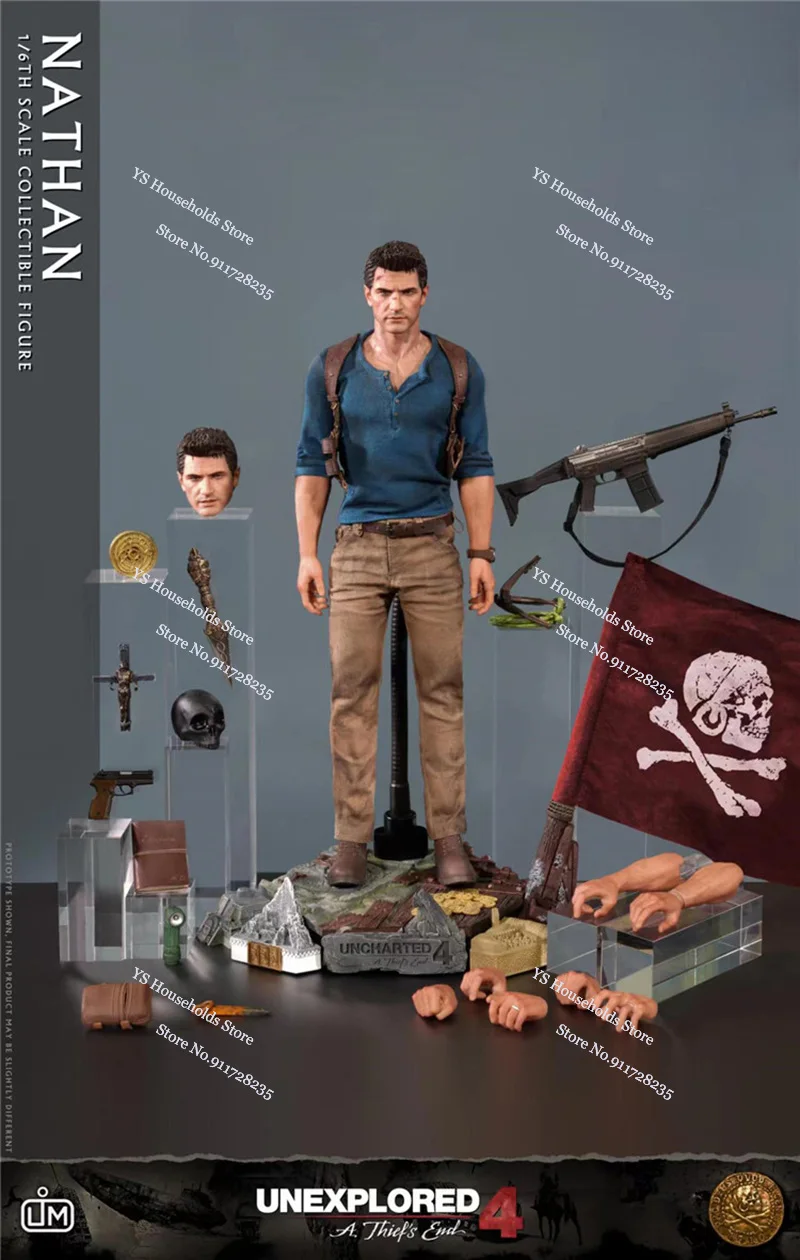 Limtoys LIM012 1/6 Nathan Collectible Action Figure Unexplored Sea Area ภาพยนตร์ Original ที่ละเอียดอ่อนของเล่น 12 "ชุดทหาร