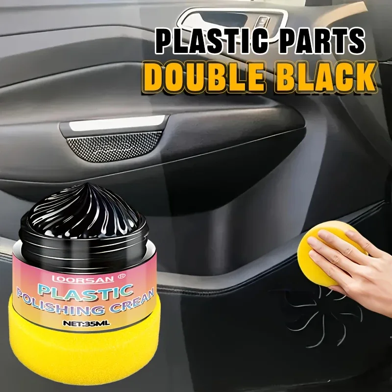 

Крем для ремонта пластиковых салонов автомобиля - двойная черная приборная панель, средство для полировки пластиковых салонов шин и сидений,